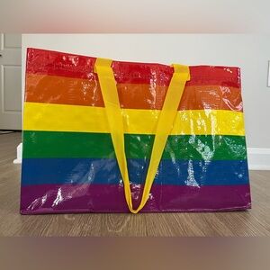 IKEA large rainbow bag